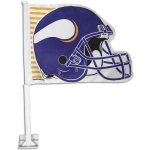  Vikings WinCraft Helmet Shaped Flag