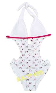NWT Hello Kitty Sexy Women Swim Bathing Suit Halter 4,8  