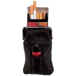   Cigarett/Lighter Case By Embassy&trade Genuine Leather Cigarette Case