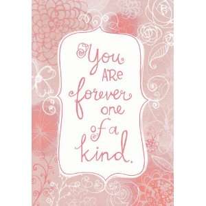  Greeting Card Breast Cancer You Are forever one of a kind 