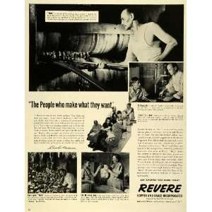 1943 Ad Revere Copper Brass Incorporated Plant New York Charles Masson 