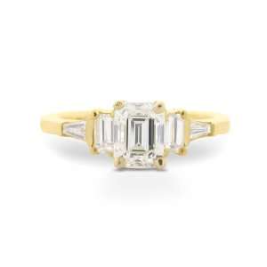   Cut Diamond Ring (1.00 Ct GIA Certified Ctr Stone F/VS2) Jewelry