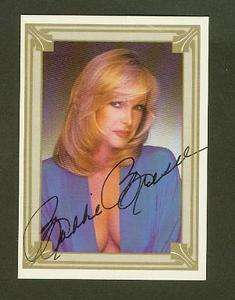 BOBBIE BRESEE 1990 AUTOGRAPHED SCREAM QUEEN CARD #62  