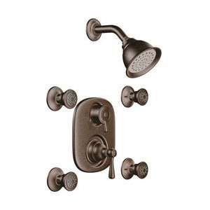   3330 Kingsley Two Wall Power Custom Shower System   Oil Rubbed Bronze