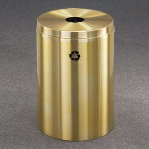 Recycling Bin, RecyclePro Waste Receptacle for Bottles/ Cans, 33 gal 