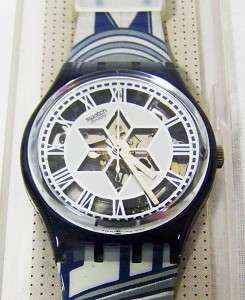 1994 Swatch Watch GP109 DECOSCRAPER Star Of David Gent Standard NOS 