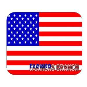  US Flag   Farmers Branch, Texas (TX) Mouse Pad Everything 