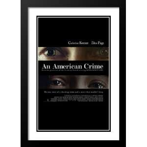 An American Crime 20x26 Framed and Double Matted Movie Poster   Style 