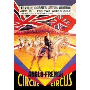  Vintage Art Anglo French Circus   00437 1