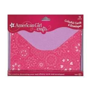  American Girl Cards & Envelopes Warm; 6 Items/Order 