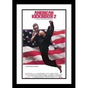  American Kickboxer 2 20x26 Framed and Double Matted Movie 