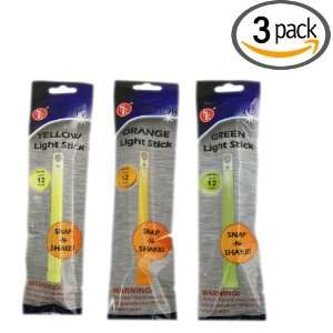 (3 Pack) Universal Emergency Safety Glow Sticks