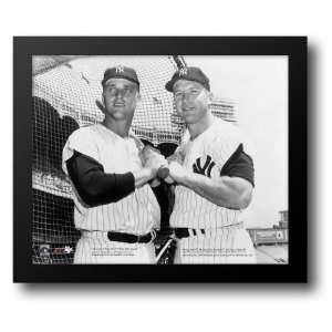  Mickey Mantle and Roger Maris   Horizontal 14x12 Framed 