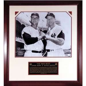   Maris and Mantle Framed Photo ( Roger Maris and Mickey Mantle