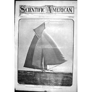  1903 Scientific American Sailing Yacht Reliance America 