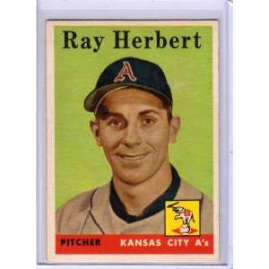    1958 Topps #379 Ray Herbert Very Good Excellent