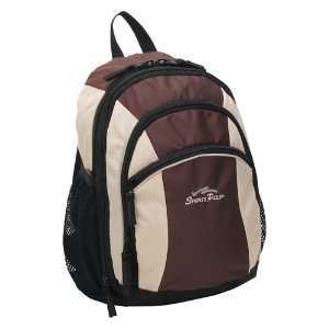 Luggage America BP 1001S Academy 12 Inch Backpack   Brown 