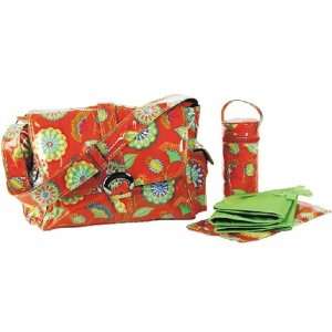 Gypsy Rose Orange Diaper Bag