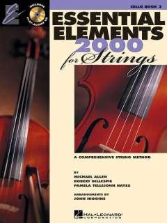 Essential Elements 2000 CELLO Book 2 Hal Leonard CD NEW  
