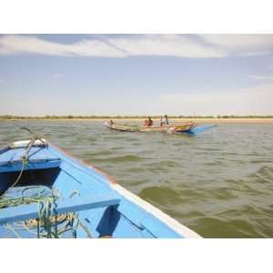  Pirogue or Fishing Boat on the Backwaters of the Sine Saloum Delta 