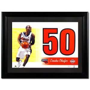 Emeka Okafor Charlotte Bobcats Unsigned Jersey Numbers 