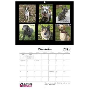  2012 Dog Calendar  All Proceeds Go To 4 Luv Of Dog Rescue 