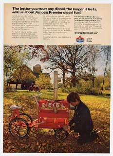 1972 Standard Oil Boy Diesel Tractor Riding Toy Ad  