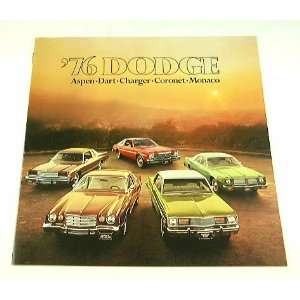  1976 76 DODGE BROCHURE Dart Charger Coronet Monaco 