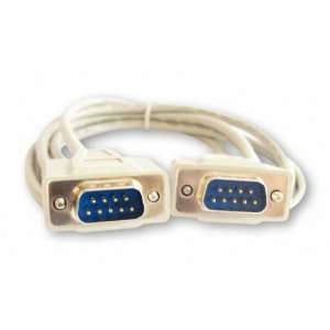 Your Cable Store 6 Foot DB9 9 Pin Serial Port Cable Male / Male RS232 
