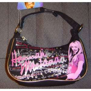  Hannah Montana Black Pocketbook Purse Bag 