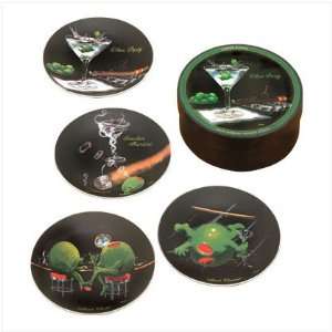  Dont Drink & Draw Canape Plates   4pc