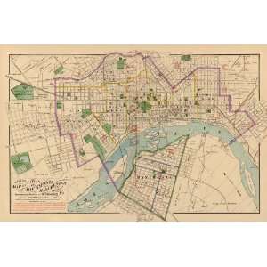   Map of Richmond, VA by F. W. Beers   from $59