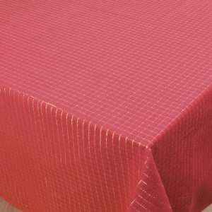  Now Designs Tinsel Check Chili Tablecloth, 54 by 72 Inch 