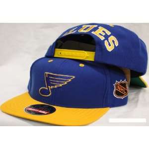  St. Louis Blues Snapback Blue / Yellow Two Tone Adjustable 