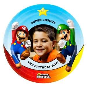  Super Mario Bros. Personalized Dinner Plates (8) Toys 