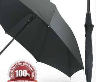 Strong Quality Black Walking Stick Cane Rain Outdoor Totes Umbrella 
