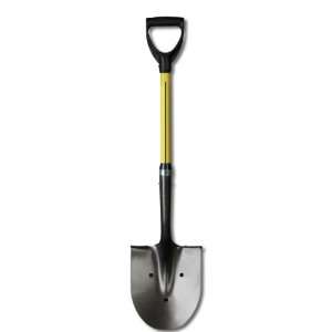  RICE2D #2 Rice Shovel with 16 Gauge Hollow Back Blade and Plastic 