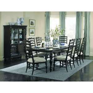   895 100 JACKSON PARK COLLECTION DINING TABLE 8 CHAIRS VITRINE NEW