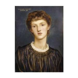  Portrait Of Margaret Rawlins by Evelyn De Morgan. size 20 