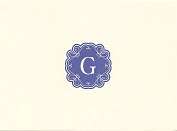 Product Image. Title Engraved Initial G Boxed Note Card Set of 10
