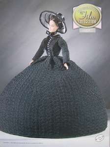 Annies Attic Golden Age of Film Fashion Bed Doll Crochet Pattern The 