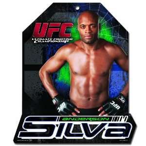  UFC Anderson Silva 11 x 13 Wood Sign Sports 