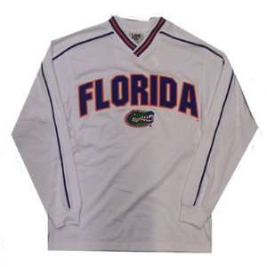  Florida Gators White Block And Tackle Long Sleeved Jersey 