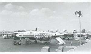 TWA L 749 1950s Constellation Airplane photo 4x6 BW L3  