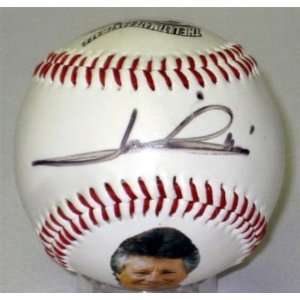  Mario Andretti Hand Signed Baseball Autograph Jsa Coa 
