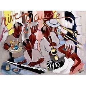   Gauche   Artist Pierre Farel  Poster Size 15 X 19