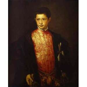     24 x 30 inches   Portrait of Ranuccio Farnese