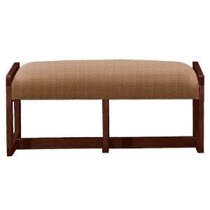  Faustino Chair Factory Fabric Two Seat Reception Bench 