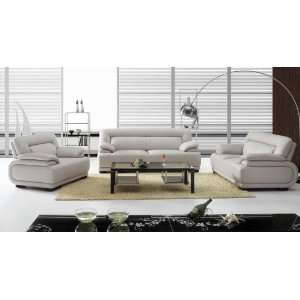    BO3929B Modern Beige  Gray leather sofa set