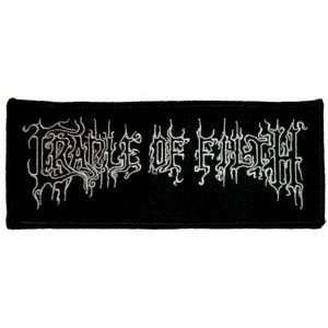  CRADLE OF FILTH BAND LOGO EMBROIDERED PATCH